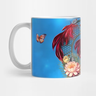 Wonderful dreamcatcher and butterlies Mug